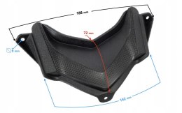 OBUDOWA PRZEDNIA WENTYLATORA CZARNA SCALPEL Martinelli