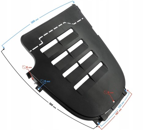 OBUDOWA RAMY (DÓŁ) ACTIVE 50CC EURO 5 Martinelli