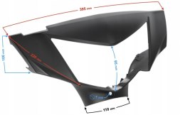 OBUDOWA REFLEKTORA PRZÓD GRAFITOWA SCALPEL Martinelli