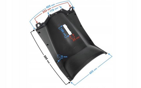 OBUDOWA SCHOWKA DOLNA DO SKUTERA TRES Martinelli