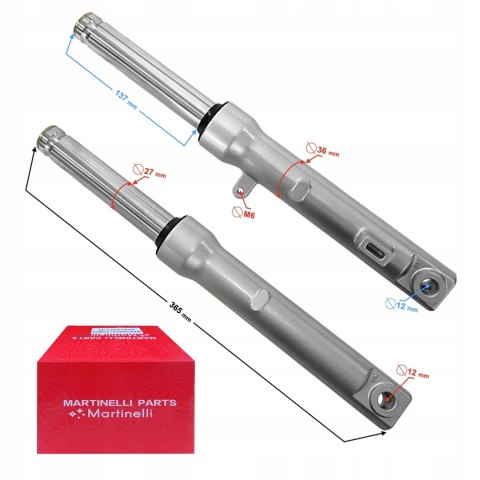 AMORTYZATORY PRZÓD BĘBEN TRES Martinelli