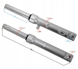 AMORTYZATORY PRZÓD BĘBEN TRES Martinelli