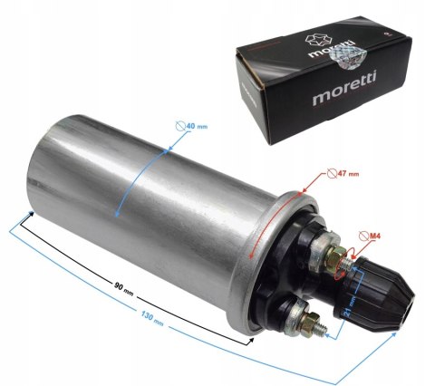 CEWKA ZAPŁONOWA BUTELKOWA 6V SIMSON WSK OGAR HART Martinelli