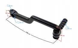 DŹWIGNIA ROZRUSZNIKA NOŻNEGO DO SKUTERA 4T / KOLOR Martinelli