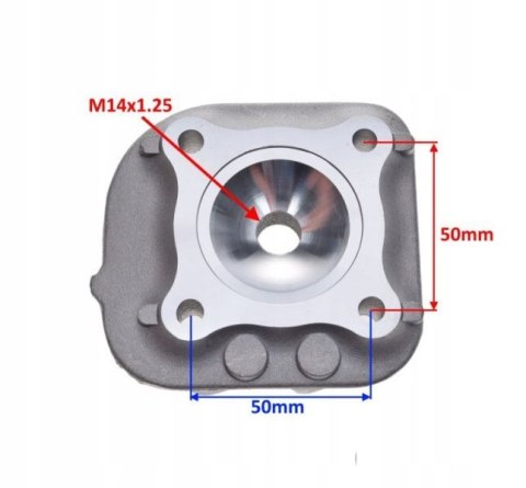 GŁOWICA SKUTER 2T 50CC 40 mm ZIPP QUANTUM LONGIA Martinelli