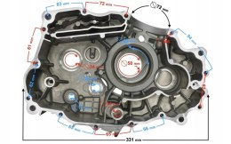 KARTER SILNIKA LEWY DO MOTOCYKLU CLASSIC 125 Martinelli