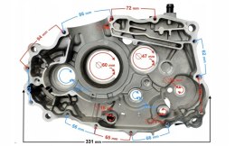 KARTER SILNIKA PRAWY DO MOTOCYKLA CLASSIC 125 Martinelli