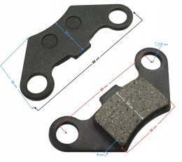 KLOCKI HAMULCOWE 88MM X 38MM Martinelli