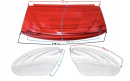 KLOSZ LAMPY TYLNEJ DO SKUTERA HURAGAN 5 (BIAŁY) Martinelli