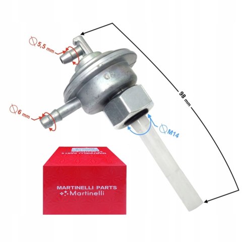 KRANIK PALIWA DO SKUTERA CHALLANGER 2 Martinelli