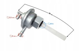 KRANIK PALIWA DO SKUTERA CHALLANGER 2 Martinelli