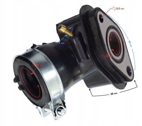 KRÓCIEC SSĄCY DO SKUTERA 4T Martinelli