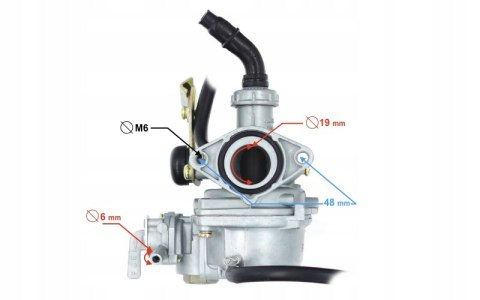 GAŹNIK TUNING 4T QUAD ATV 110 125 PZ19 152FMB Martinelli