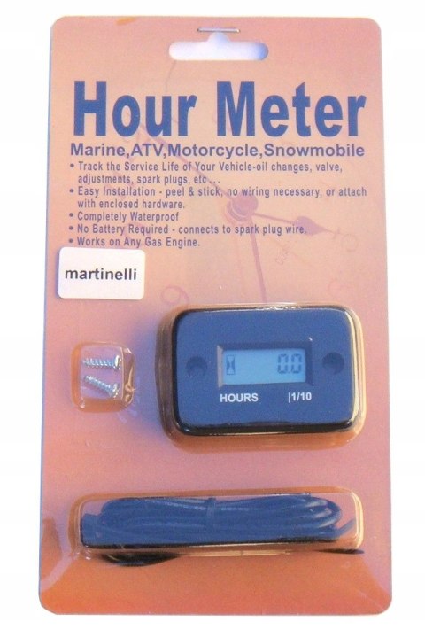 LICZNIK MOTOGODZIN CZASU PRACY MOTOCYKL KOSIARKA Martinelli