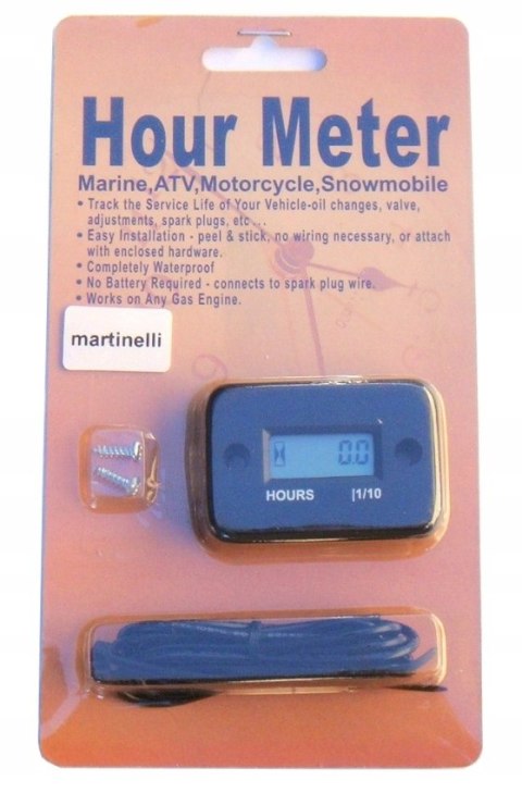 LICZNIK MOTOGODZIN CZASU PRACY SILNIKA QUAD ATV Martinelli