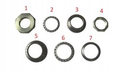 ŁOŻYSKA KIEROWNICY SZTYCY KOMPLET SKUTER 4T GY Martinelli