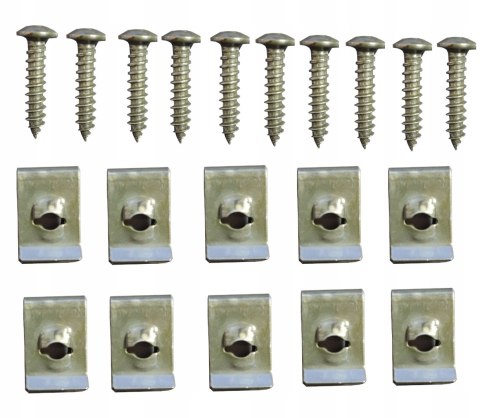 MOCOWANIE PLASTIKÓW OWIEWEK BLASZKA WKRĘT x10 Martinelli