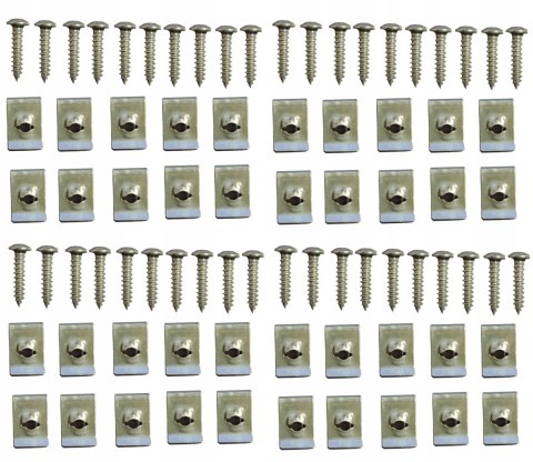 MOCOWANIE PLASTIKÓW OWIEWEK BLASZKA WKRĘT x40 Martinelli