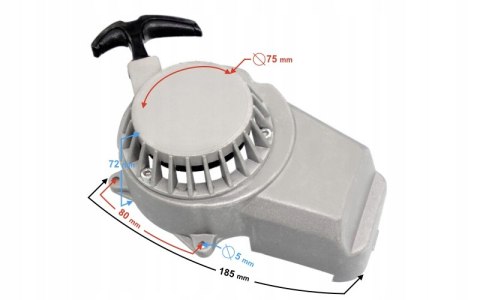 SZARPAK KOŁO MAGNETO KOMPLET MINI POCKET GRATIS Martinelli